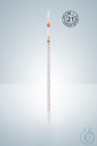 Graduated pipettes, cl. AS, amber grad., 5:0,05 ml Graduated pipettes, class AS, amber stain...