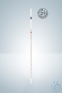 MESSPIPETTEN AS 25:0,1 ML KB, NULL UNT., BRAUN GRADUIERT Messpipette, Klasse AS, mit...