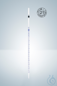 Graduated pipettes, cl. AS, blue grad.,  25:0,1 ml Graduated pipettes, class AS, blue graduation,...