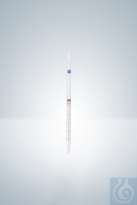 Pipet met schaalverdeling, weefselkweek, bruine grad., 1:0.1 ml Pipet met schaalverdeling,...