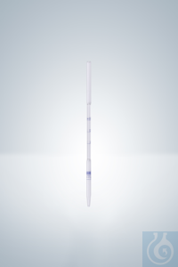 Pipette de dilution Demeter, grad., bleue, 2 repères 1,0 et 1,1 ml Pipette de dilution Demeter,...