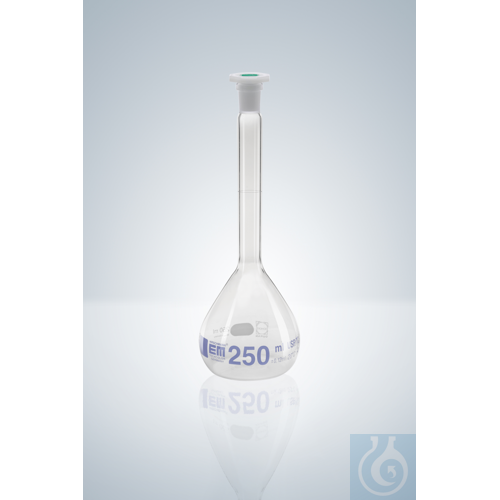 VOLUMET. FLASK A USP 50 ML, POLYST. BLUE GRAD. ...