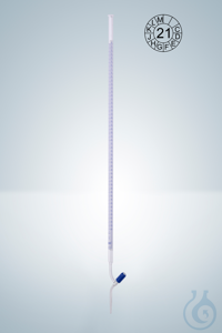 Burette DURAN®, cl. AS, grad. bleue, 10:0,02 ml Burette DURAN®, cl. AS, graduation bleue, 10:0,02...