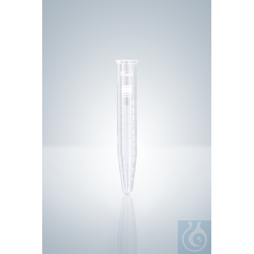 ZENTRIFUGENGLÄSER WEIß GRAD. 15 ML, TEIL. 10:0,1, L 115 MM