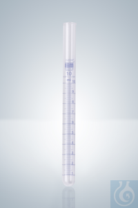 REAGENZGLÄSER DURAN® BLAU GRAD 25:0,5 ML, L 215 MM, AD 18 MM Reagenzgläser DURAN®, blau...