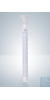 Reagenzglas 25 : 0,5 ml NS-Schliff, PE-Stopfen, blau graduiert Reagenzgläser, Borosilikatglas...