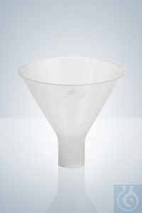 PULVERTRICHTER, PP, 120/27 MM Pulvertrichter, PP, transparent, Ø 120 mm, Auslauf 26 mm, Höhe 85 mm.
