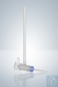 SEITL. BÜRETTENHÄHNE, 50 ML MIT GLASKÜKEN, KLARGLAS Seitlicher Bürettenhahn, DURAN®, für Büretten...