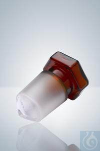 GLASSTOPFEN F. NS 45/40 BRAUNGLAS Braunglasstopfen, NS 45/40, zum dichten Verschließen von...