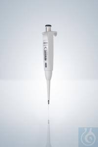 labopette® variabel, 0.1 - 3 µl 1-kanaals labopette® variabel, 0.1 - 3 µl. Eénkanaalspipet met...