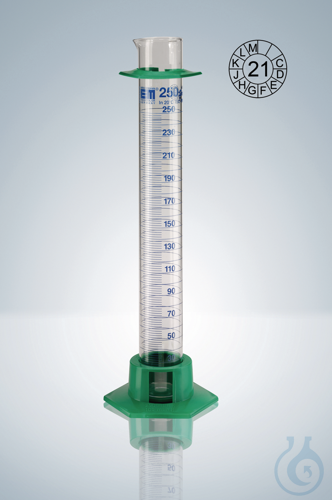 MESSZYLINDER A KB 500 ML KUNSTSTOFF-FUss,RINGT....