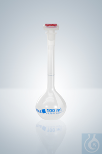 7Benzer ürünler VOLUMETRIC FLASK PP, B 10 ML, NS 10/19, WITH POLYSTOPPER Volumetric flasks,...