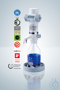 SOLARUS 50 ML Digitalbürette solarus® 50 ml, manuelles Titriergerät für genauere und fehlerfreie...