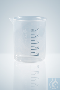 GRIFFINBECHER, PP 100 ML BLAU GRADUIERT Griffinbecher, PP, mit gedruckter blauer Skala, 100 ml,...