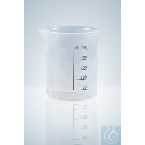 GRIFFINBECHER, PP 100 ML BLAU GRADUIERT