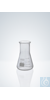 Erlenmeyerkolben 100 ml, DURAN® weiß graduiert, Weithals, Bördelrand, Höhe 105mm