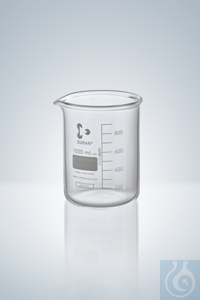 BECHER, N.F. DURAN SUPER DUTY 2000 ML,M. TEILUNG UND AUSGUSS Becher DURAN®, niedrige Form, weiß...
