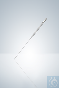 PASTEURPIP. GLAS, GESTOPFT SPITZE 100 MM, LÄNGE 230 MM Pasteurpipetten aus Glas, Spitze 100 mm,...