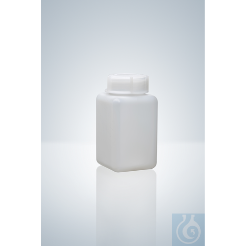 WEITHALS-VIERKANTFLASCHE PE-HD 50 ML, GL 28, VE...