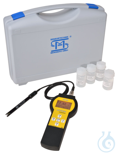 TM 40/Set, pH-/ mV-/ ISE-/ Temperatur-Handmessgerät pH -2,00…16,00; -1999…1