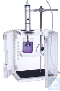 sound protection box, made of acrylic glass, with divisible rod Ø16mm, with...