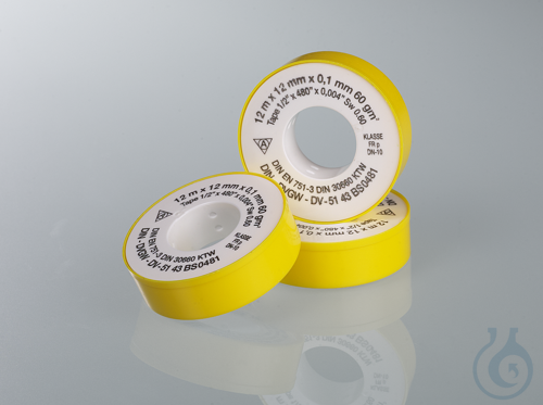 Gewindedichtband, PTFE, 12 m, 12x0,1 mm