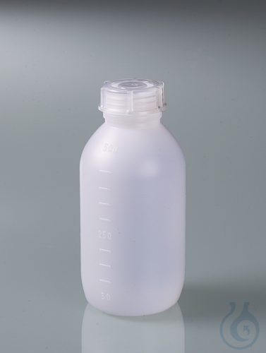 Multi-Bottle w/ graduation, HDPE, 1000 ml, w/ cap