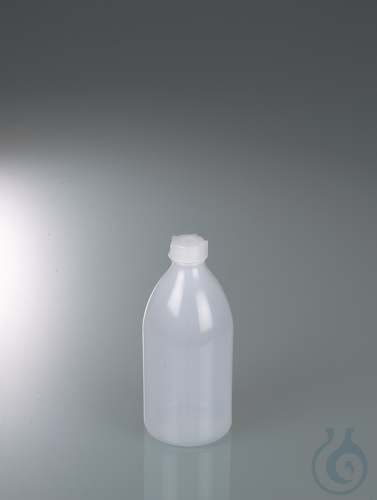 Narrow-necked bio-bottles PE, Green LDPE, 10 ml