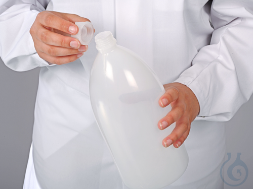 Enghalsflasche, LDPE transparent, 2000 ml, m.V.