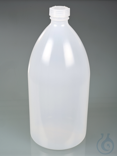 Enghalsflasche, LDPE transparent, 5000 ml, m.V.