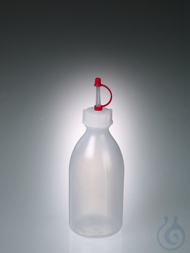 Dropping bottle, LDPE, 100 ml, w/ captive cap