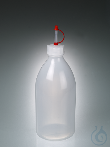 Tropfflasche, LDPE, 500 ml, mit Verschlusskappe