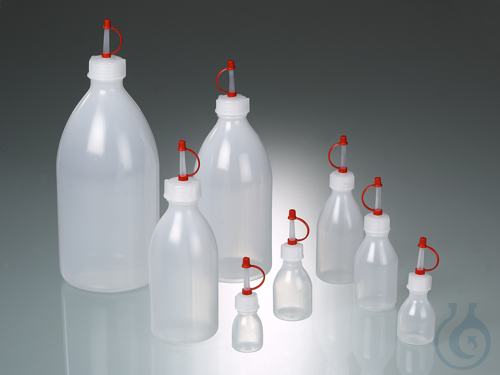 Tropfflasche, LDPE, 500 ml, mit Verschlusskappe