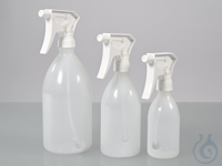 Sproeifles 1000 ml Delen in contact met medium PP, PE en roestvrij staal Nozzle 0.6 mm diameter,...