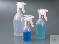 Spray bottle w/ hand pump, 1000 ml, stroke: 1,2 ml Pressureless spray bottle made of LDPE with...