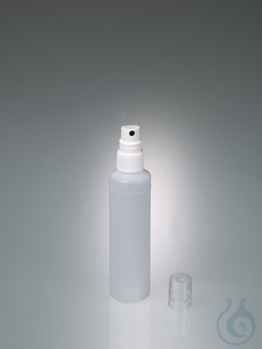 Spray bottle w/ pump vaporizer, tansparent, 100 ml