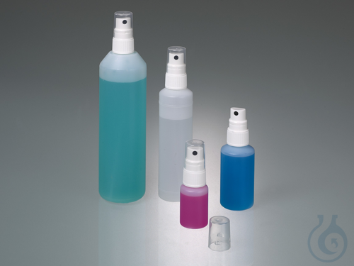Spray bottle w/ pump vaporizer, tansparent, 100 ml