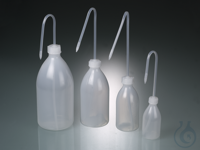 Spuitfles 100 ml LDPE transparant Dompelbuis kan in hoogte geregeld worden.  De zwanenhals jet...