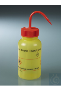 Veiligheidsspuitfles ethanol Veilig vullen met de brede hals met een opening van 39 mm diameter....