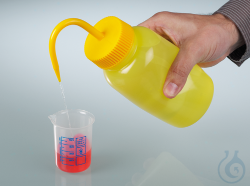 Wide-necked wash bottle, w/o label, LDPE, 500 ml