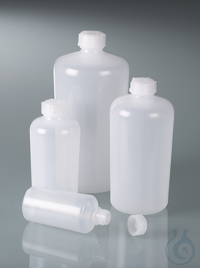 Hochschulterflaschen Die transparenten Hochschulterflaschen sind aus flexiblem LDPE gefertigt....