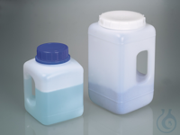 Wide neck jar 4400ml, w. handle   Wide-mouth containers with handle, HDPE, with screw cap For...