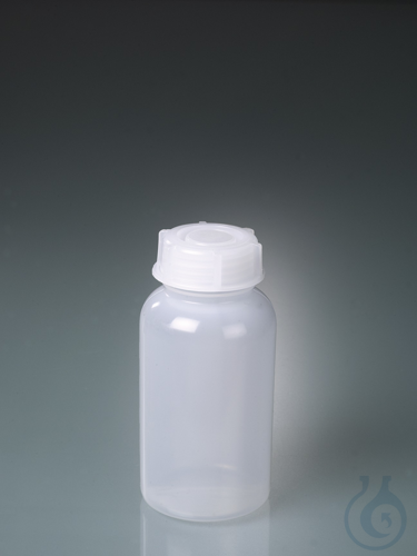 Wide-necked bottle, LPDE, round, 2000 ml, w/ cap