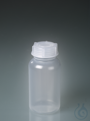Weithalsflasche, PP transp., rund, 500 ml, m.V.