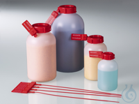Verzegelbare fles met brede hals 250 ml HDPE Lekdicht Gemakkelijk te vullen d.m.v. de brede hals...