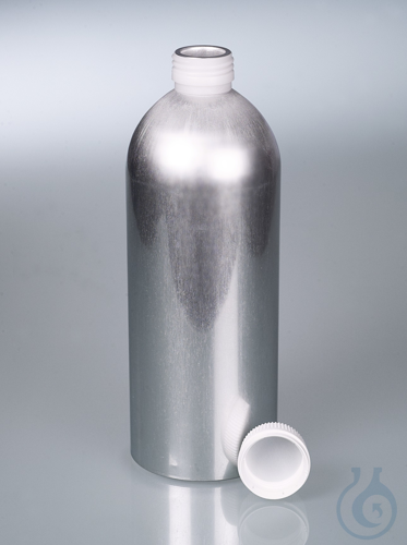 Aluminium bottle, UN, AL 99.5, 3000 ml w/ cap