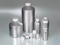 Aluminium bottles 60ml with PP-screw cap  Aluminium bottles, with UN approval The aluminium...