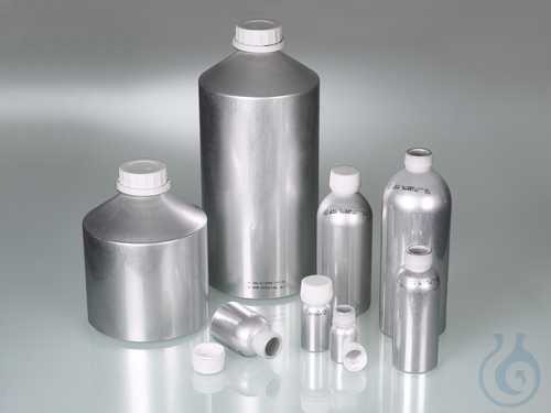 Aluminium bottle, UN, AL 99.5, 60 ml w/ cap