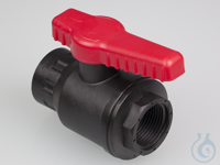 Fass-Kugelhahn PP, 1" innen - 1" innen, NW 25 mm Fass-Kugelh&auml;hne aus PP f&uuml;r...