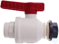 6samankaltaiset artikkelit Ball valve food, 1" inner - M42x3 outer, NW 25 mm Ball valve made of PP with...